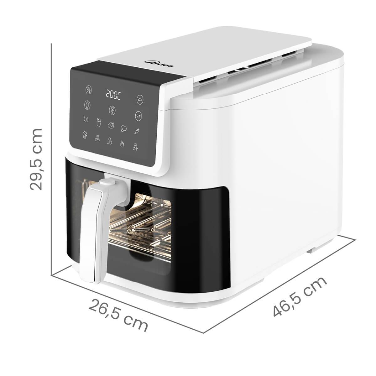 ARDES ARFRYA08LVW 8 literes Air Fryer forrólevegős sütő ajándék ARDES 1T20 kenyérpirítóval 31985