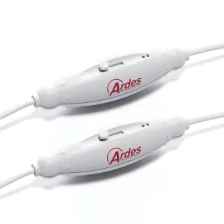 ARDES 423 ágymelegítő takaró 150x160 cm, fehér, kétzónás fűtéssel