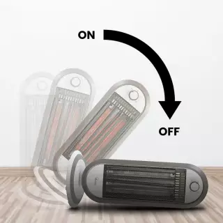 ARDES 4B01B Infra hősugárzó - fehér