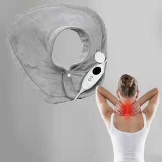Ardes elektromos nyakmelegítő párna – mikroszálas, puha, nyakra és vállra