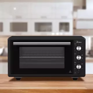 ARDES 451 légkeveréses elektromos mini sütő - zománcozott sütőtér/forgónyárs funkció