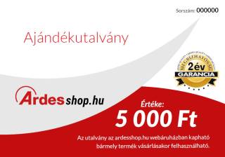 ARDES - Online ajándékutalvány 5000 Ft