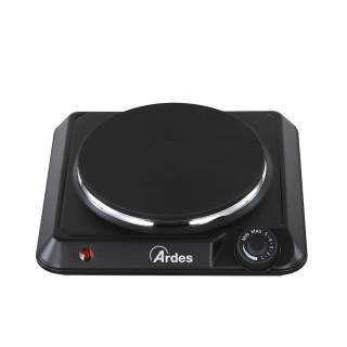 Ardes FOEL04 hordozható elektromos főzőlap 18 cm-es öntöttvas lappal.