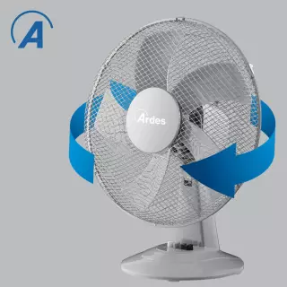 ARDES 5ST40G Asztali ventilátor 40cm - szürke