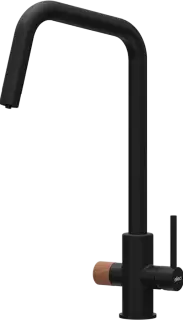 ELLECI - Csaptelep Flamingo pure matt fekete+K83 Clay