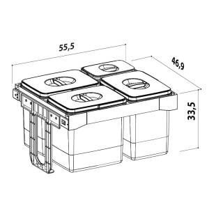 ekotech free jazz 60 93014162602 beépíthető hulladékgyűjtő
