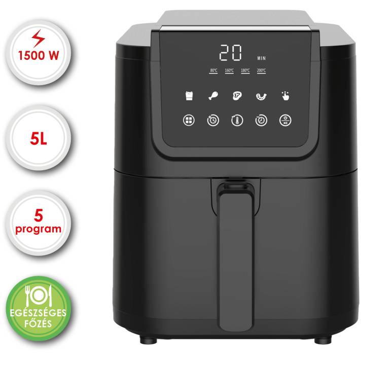 ardes arfrya10l 5 literes air fryer forrólevegős sütő