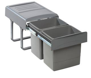 EKOTECH - Beépíthető hulladékgyűjtő MEGA 40 - 2x15 liter 